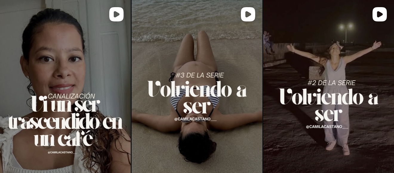 Ejemplo de una portada con una tipografía poco legible sobre vídeo